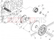 PIAGGIO X8 250 ie Driving pulley