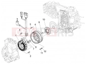 Flywheel magneto - Piaggio X8 250 ie 2008