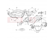 Handlebars coverages - Piaggio X8 250 ie 2008