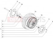 PIAGGIO X8 400 ie Front wheel