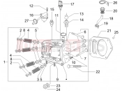 PIAGGIO X8 400 ie Head unit - Valve