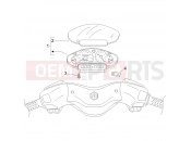 PIAGGIO X8 400 ie Meter combination - Cruscotto