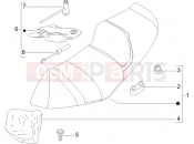 PIAGGIO X8 400 ie Saddle/seats
