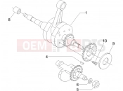 Crankshaft - Piaggio X8 400 ie 2007