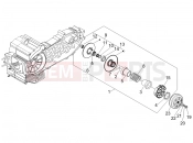 Driven pulley - Piaggio X8 400 ie 2007