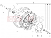 Front wheel - Piaggio X8 400 ie 2007