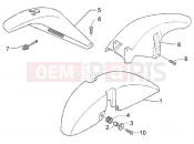 PIAGGIO X9 125 Evolution Wheel compartment- mudguard