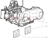 PIAGGIO X9 125 Evolution motor