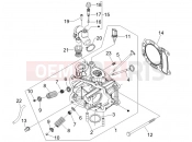 PIAGGIO X9 125 Evolution Head unit - Valve