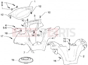 PIAGGIO X9 500 Handlebars covers