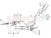 PIAGGIO X9 500 Handlebars-Master cylinders