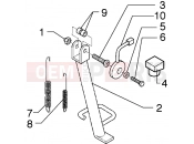 PIAGGIO X9 500 Side stand
