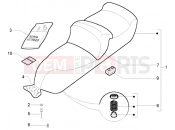 PIAGGIO Saddle-Tools Kit- Sattel-