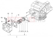 PIAGGIO X9 500 Evolution ABS Cylinder-piston-wrist pin, assy