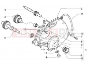 PIAGGIO X9 500 Evolution ABS Reduction unit cover