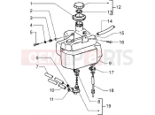 üzemanyag tank - Piaggio Zip 50