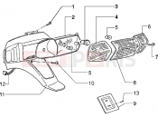 PIAGGIO Zip 50 Rear tail lamp