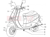 bowdenek - Piaggio Zip 50