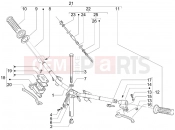Handlebars - Master cil. - Piaggio Zip 100 4T 2008