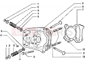 Cylinder head-valves - Piaggio Zip 125 4T