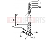 Rear damper - Piaggio Zip 125 4T