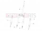 Fork's components (Wuxi Top) - Piaggio Zip 50 2T 2016