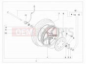 első kerék - Piaggio Zip 50 4T 2017
