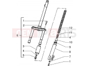 PIAGGIO Zip 50 MY95 Steering column