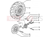 PIAGGIO Front wheel-brake caliper