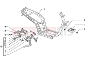 Chassis-Central stand - Piaggio Zip 50 RST