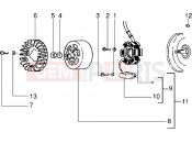 Flywheel magneto - Piaggio Zip 50 RST