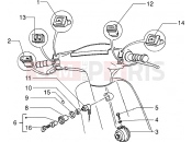 Switch-Horn-Lock - Piaggio Zip 50 RST