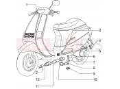 Transmissions - (Disc brake version) - Piaggio Zip 50 RST