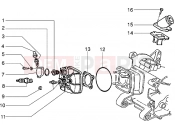 PIAGGIO Cylinder head and induction pipe
