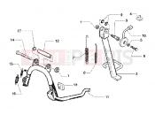 PIAGGIO Central stand-side stand