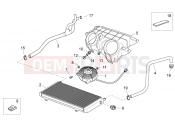 Water cooler - Aprilia Atlantic 125 E3 2011