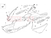 Central body - Aprilia Atlantic 125 E3 2012