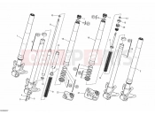 DUCATI 2008 Monster 696 FRONT FORK » FRONT SUSPENSION