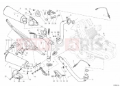 DUCATI 2008 Monster 696 EXHAUST SYSTEM » EXHAUST SYSTEM