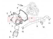 Cylinder head cover - Aprilia SR MAX 125 2013