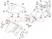 Wheel huosing - Mudguard - Aprilia SR MAX 125 2014