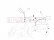 Driving mirror/s - Aprilia SR MAX 125 2015