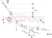 Handlebars - Master cil. - Aprilia SR MAX 125 2015
