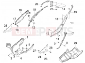 Side cover - Spoiler - Aprilia SR MAX 125 2015