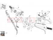 APRILIA MXV 450 Cross Handlebar - Controls
