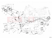 DUCATI 2008 Superbike 848 EXHAUST SYSTEM » EXHAUST SYSTEM