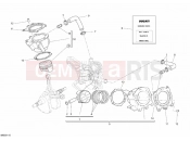 DUCATI 2008 Superbike 848 CYLINDER - PISTON » ENGINE CASE