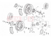 Wheels - Derbi Atlantis 50 2T 2008