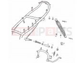 Shock absorber - Derbi Atlantis 50 4T 2009