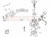 Carburettor - Derbi Boulevard 200 4T 2007